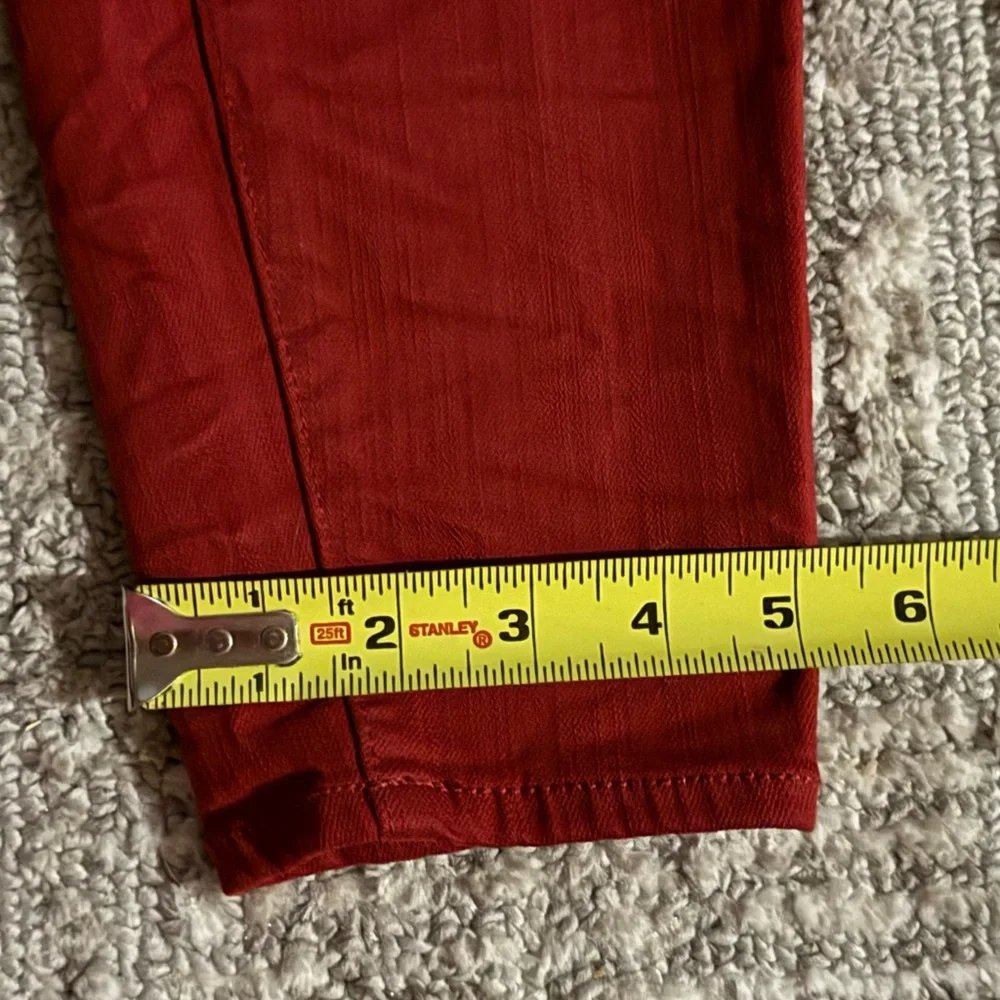 Torrid Sky High Skinny Jean - Premium Stretch Red- ❤️Size 14R❤️ - Picture 13 of 13
